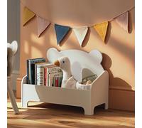 Play House Bear Book Storage - Pebble