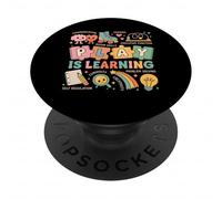 Play is Learning Educational Graphic Design for Kids PopSockets Adhesive PopGrip