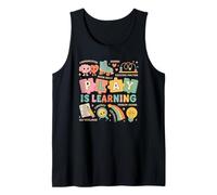 Play is Learning Educational Graphic Design for Kids Tank Top