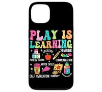 Play Is Learning Problem Solving Creative Sharing Communicat Case for iPhone 13