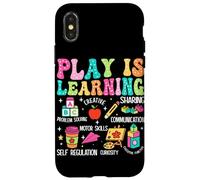 Play Is Learning Problem Solving Creative Sharing Communicat Case for iPhone X/XS