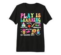 Play is Learning Problem Solving Creative Sharing Communicat Premium T-Shirt