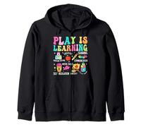 Play Is Learning Problem Solving Creative Sharing Communicat Zip Hoodie