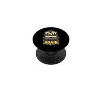 Play It Again Cassette Retro Music PopSockets Adhesive PopGrip