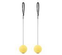 Play Juggling - Juggling Poi Practice Pair - 70 mm - Pastel Yellow