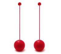 Play Juggling - Pair of Juggling Contact Poi PRO - 80 mm - Red