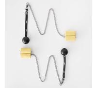 Play Juggling - Poseidon Fire Poi Fast-Replace - Pure Kevlar® Fire Chains Fiery Bolas (Knob 50 mm)