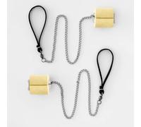 Play Juggling - Poseidon Fire Poi Fast-Replace - Pure Kevlar® Fire Chains Fiery Bolas (Loop 50 mm)