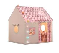 Play Kids Tent for Girls; Multi-Coloured Ball Lights & Toy Rainbow Frog. Outdoor Indoor Playhouse for Children - Toys & Gifts for Girls Age 3 4 5 6 7.120cm W, 105cm D, 128cm H Pink Kids Play Tents