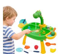 Play Kitchen Sink Toy Set with Faucet & Running Water, 2 in 1 Kids Toys