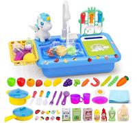 Play Kitchen Sink Toy with Accessories - Blue Standard