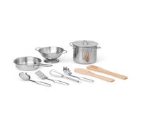 Play Kitchen Utensils - Set of 9 Steel one size