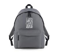 Play Like a Girl So Keep Up Backpack Rucksack 18L Bag - 42 x 31 x 21cm