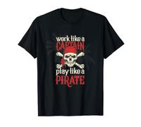 Play Like A Pirate Funny Captain Shirts For Boaters Men T-Shirt