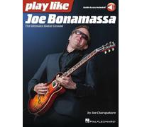 Play like Joe Bonamassa Guitar Book and Audio Online Hal Leonard