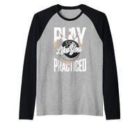 Play Like You Practiced Bowling Strike Champion Raglan Baseball Tee