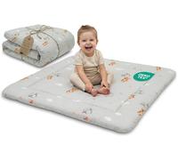 Play Mat for Baby Cotton Playmat Foldable Large - Soft Padded Floor Rug for Kids and Babies Washable Portable mat for Nursery Oeko-Tex certified
