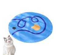 Play Mat for Cats - Interactive Game for Pets with a Moving Ball - Rolling Cat Ball in the Play Mat - For Kittens for Indoor and Outdoor Use, for Home, Family and Travel