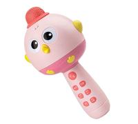 Play Microphone,2 in 1 Chicken Shape Portable Speaker Music Player - Rechargeable Wireless Microphone with LED Light - for Boys Girls Home Family Gathering Living Room Christmas Birthday Party