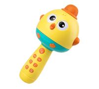 Play Microphone for Kids - 2 in 1 Chicken Shape Voice Fun Changer,Rechargeable Music Singing Toys with LED Light - for Boys Girls Birthday Party Home Family Gathering Living Room Christmas
