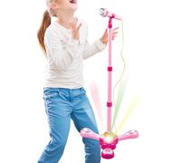 Play Microphone for Kids,Interactive Colorful Music Singing Toys with Adjustable Stand,Kids Children Mics Speech Feedback Toy - for Boys Girls Prechoolers Family Friends Daughter Son