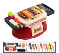 Play Mini Chef BBQ Grill Playset Pretend My Carry Along Barbeque Fun Activity Set Role Accessories To Adults