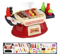 Play Mini Chef BBQ Grill Playset Pretend My Carry Along Barbeque Fun Activity To Adults Role Set Accessories