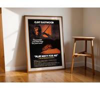 Play Misty For Me 1971 Framed Classic Movie Poster Print Wall Art Image Home Decor Artworks Framed Poster Different Sizes and Colours