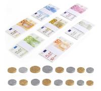 Play Money Notes And Coins, Sterling Pounds Play Money for Kids UK, Prop Money with 175 Banknotes and 32 Coins for School Role Play Teach Money Numeracy