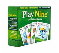 Play Nine Golf Card Game UK Edition - Fun Family Card Game for Adults & Kids, 2-6 Players, Ages 15+, Quick Easy to Learn Strategy Game, Perfect for Game Night, Travel & Party Entertainment