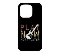 Play Now Work Later - Practice Electric Guitar Music Case for iPhone 15 Pro