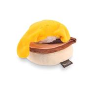 Play Pet Lifestyle and You - Barking Brunch Benny's Benedict Toast Plush Dog Toy - Handmade, Durable Double Layer Exterior, Machine Washable, Recycled Polyfiber Filler, Eco-Friendly