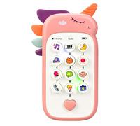 Play Phone for Baby Phone Toys 1 Year Old Girls Musical Toys for 1-3 Girls Interactive Play Phone Toy with Music Baby Toys 6-12 Month Toddler Girls 1st Birthday Gifts for Girls Present Age 6M+