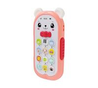 Play Phone - Play Cellphone with Light & Sound, Early Education Device Cartoon PP pPlastic Analog Skill Development Aid | Volume Control Learning Gadget for Boys Girls Kindergarten