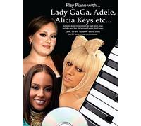 Play Piano With Lady Gaga Adele Alicia Keys etc (With Book & CD)