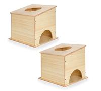 Play Platoon Cornhole Airmail Box Set of 2 - Perfect for Practice - Unfinished Wood, Ages 3+