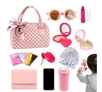 Play Purse For Little Girls - Interactive Makeup Game Set, Princess Themed Toy Purses, Realistic Role Plays Design | Imaginative For Sisters Classmates Preschoolers 3-6 Years Old Granddaughter Birthda