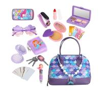Play Purse, Princess Role Play Toys, Sensory Interactive Play Set - Biking Walking Work Commuting Offices Park Shopping Camping Travel Gym