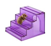Play Ramp, Gerbil Tunnel Stairs, Wooden Hidden Crawling for Burrowing Fun Pet Indoor Enclosure Accessory Engagement Module Nature Inspired Living System Support