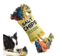 Play Rope for Dogs, Plush Interactive Teething Game with Cotton Rope, Chew Toy for Dogs, for All Dog Breeds, Puppies, Cats for Indoor and On the Go