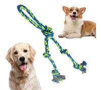 Play ropes for dogs, interactive fun and robust chew toy, interactive dog toy, for games, travel, pool, garden, yard, home, indoor and outdoor, family time, friends meeting