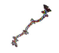 Play Ropes for Dogs, Interactive Robust Chew Toy for Chewing Fun, Dog Toy for Puppies for Teething for , Travel, Pool, Garden, Yard, Home, Indoor and Outdoor, Family Time, Friday
