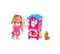 Play Set Evi Love Rabbit House Junior 12 Cm Pink 6-Piece