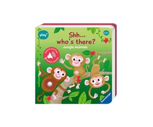 Play+ Shh... Who's there? Jungle Animals Book with Sounds
