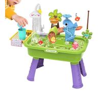 Play Sink,Electric Battery Powered Water Table Toy Slide | Fishing Toy Play Set,for Kids Aged 1-5 Backyard Daycare Preschool Nursery Kindergarten Home