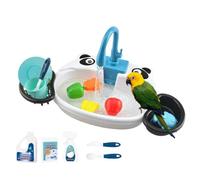 Play Sink With Running Water For Kids Electric Bird Bath 40x25x21cm