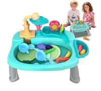 Play Sink with Running Water, Toy Kitchen Set, Electric Faucet Pretend Game, Realistic Dishwashing Experience, Educational Role Play Toys, for Kids Aged 3+ at Home or Preschool