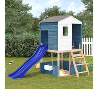 Play Slide Blue 175x38x23 cm Polypropylene garden play equipment vidaXL