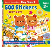 Play Smart 500 Stickers Busy Days: A Back to School Book for Kids: 3