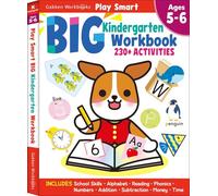 Play Smart Big Kindergarten Workbook: 240pages, Ages 5 to 6